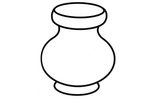 Desenho De Vaso Vazio Para Colorir - Desenhos de Vaso Pequeno para Colorir e Imprimir - Colorir.Info
