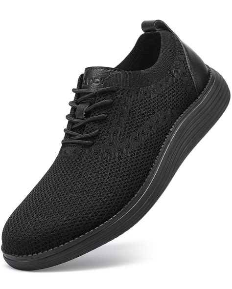 Wide Shoes for Mens Casual Dress Sneakers Business Oxfords Mesh
