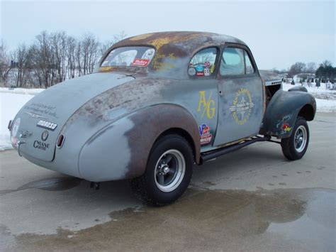 1 N R 1940 CHEVY GASSER DRAG CAR NAILHEAD DRIVER HOT PRO STREET RAT ROD N R 1940