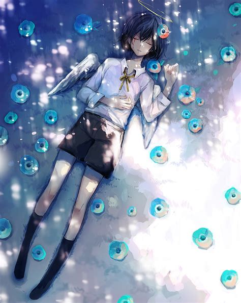 Anime Boy Laying Down