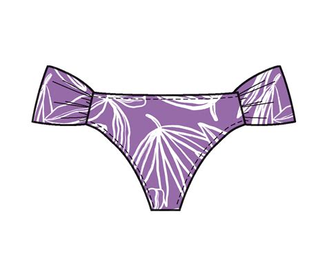 Bikini Bottoms Bottom Trail Purple Baobi Cheeky Brand Rio De Sol
