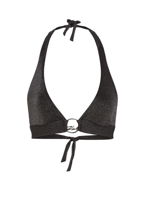 Karl Lagerfeld Bikini Bra Womankarl Dna Ring Triangle A1w46015 919 Talla S