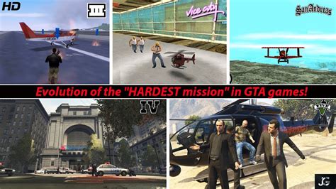 Hardest Mission In All Gta Games Gta Vc Sa Iv V Youtube