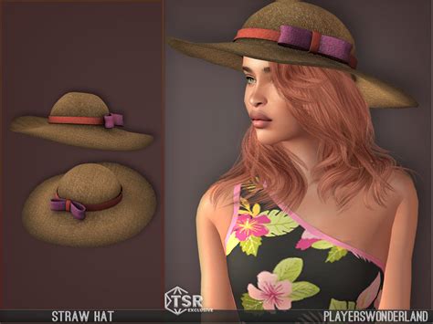 The Sims Resource Straw Hat