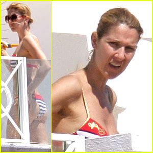Celine Dion Gets New Nautical Bikini Bikini Celebrity Babies Celine Dion Just Jared