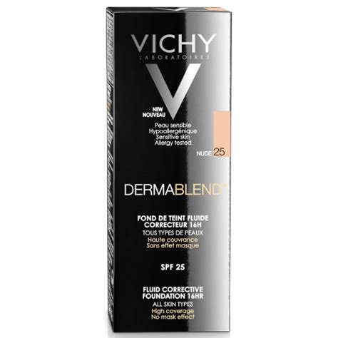 Vichy Dermablend Corrective Fluid Foundation Nude Ml Zen Cart