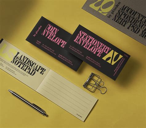 Psd Notepad Mockup Pixeden Club