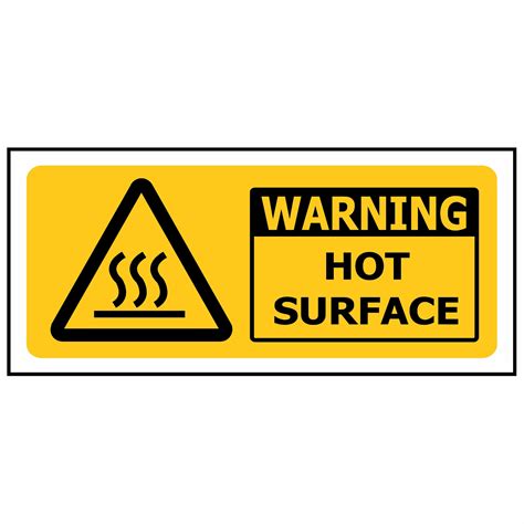WARNING Hot Surface Safety Genius