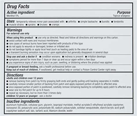 Icy Hot Original Medicated Pain Relief Patch Large Count Pricepulse