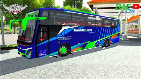 BUS TUNGGAL JAYA JB5 JEDHA LIVERY BUSSID TERBARU YouTube