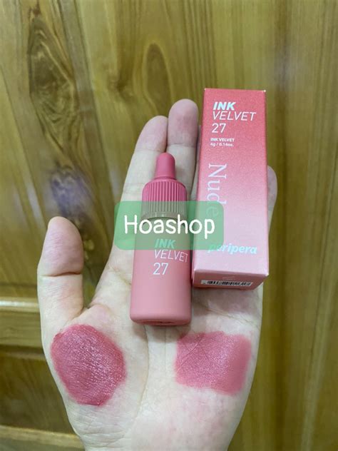 Son Kem Peripera Ink Velvet Strawberry Nude Lazada Vn