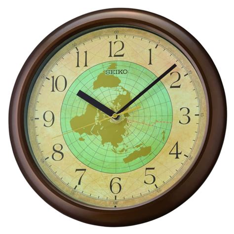 Заказать Настенные и настольные часы Настенные часы Seiko World Globe ...