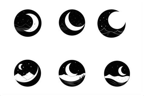 Moon Shapes Vector Art, Icons, and Graphics for Free Download