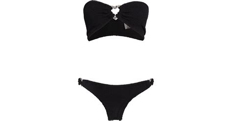 Hunza G Nicole Bikini In Black Lyst