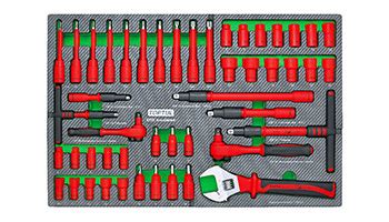 W Drawer Tool Trolley Pcs Vde Insulated Tool Set Toptul The