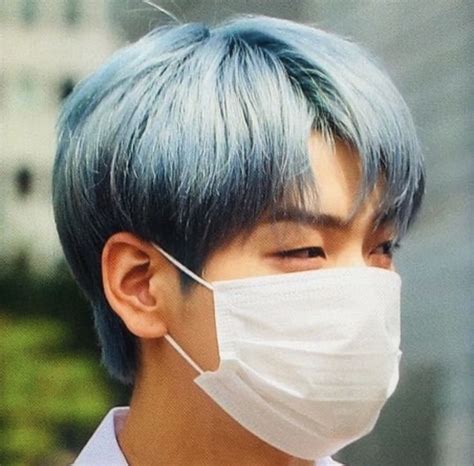 Soobin Blue Hair