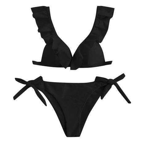 Ersazi Bikini Top High Waist Bikinis Swimwear Swimuit Female Retro Beachewear Bikini Set In