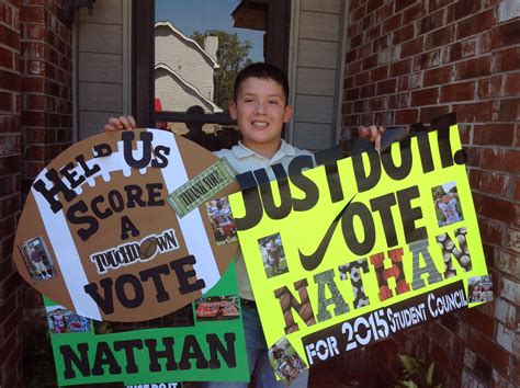 Elementary Student Council Treasurer Poster Ideas