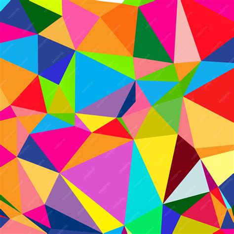 premium vector colorful shapes background