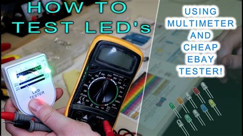 How To Test Leds With Both Multimeter And Led Tester Youtube