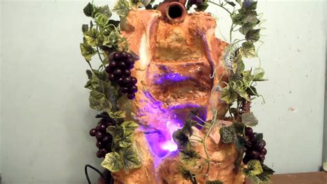 Настольный фонтанчик с кувшином и лозой - YouTube