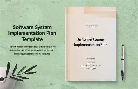 Implementation Plan Templates In Word Free Download