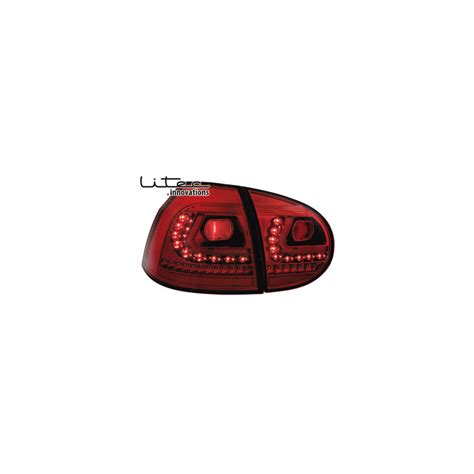 Lampy Tylne Led Vw Golf V Red White