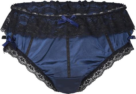 Iiniim Herren Slips Sissy Bikini Briefs Unterw Sche Satin Spitze M Nner Tanga Schl Pfer Panties