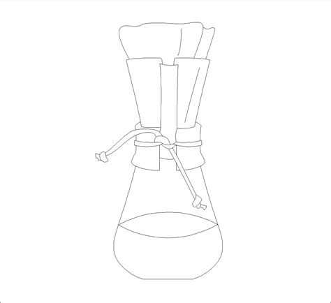 Coffee Carafe Dwg Cad Block Free Download