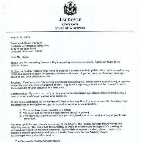 Terrance Shaw A Plea For A Second Chance Clemency Request