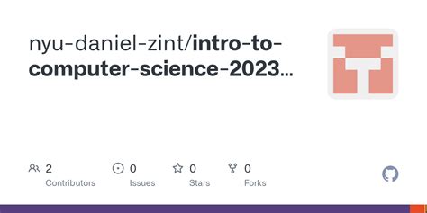 Intro To Computer Science 2023 Fallslideswelcomemd At Main · Nyu