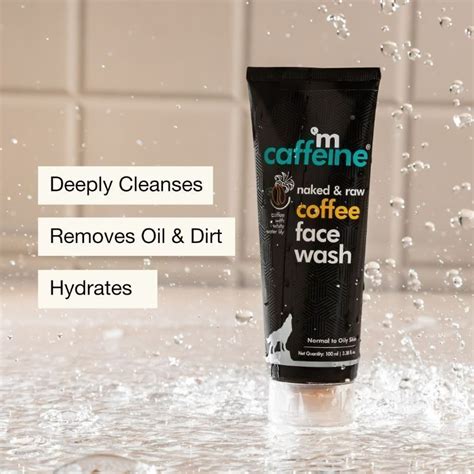 Buy Mcaffeine Naked Raw Coffee Face Wash For A Fresh Glowing Skin Hydrating Face Cleanser