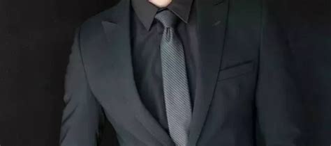 Qué Corbata Llevar Con Una Camisa Negra Corbata Caballero