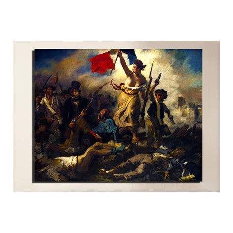 Limage De La Liberté Guidant Le Peuple Eugène Delacroix Impression