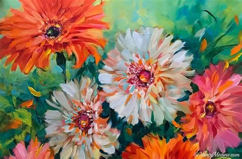 Art - Nancy Medina, Artist | Painting, Flower art, Flower painting