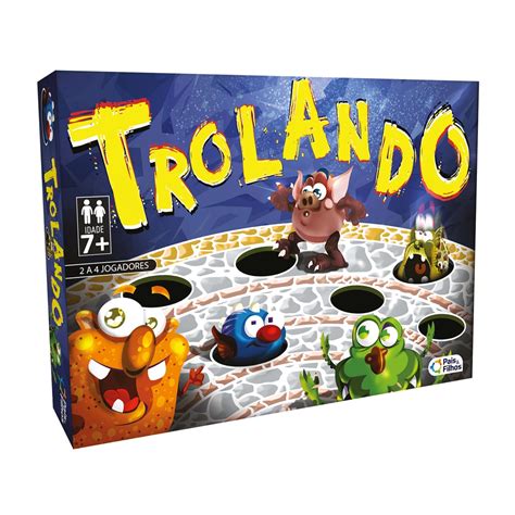 Trolando Top Line Jogo De Tabuleiro Brinquedo Educativo Jogos E