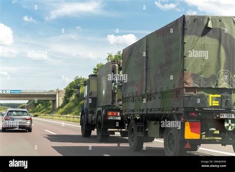 Hannover Germany June 12th 2022 German Semi Trailer Cargo Truck