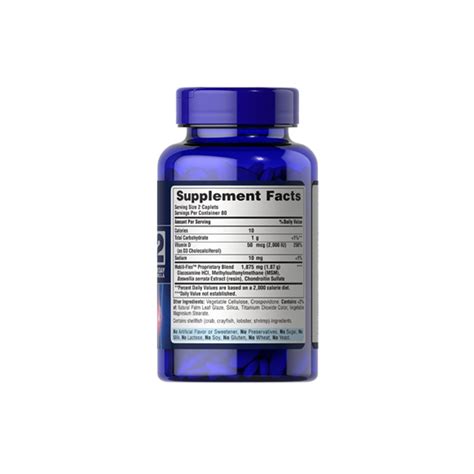 Triple Strength Glucosamine Chondroitin With Vitamin D Puritan S Pride