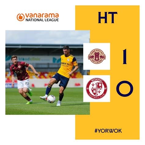 Woking Football Club on Twitter: "Work to do in the second-half ⏸️ 1-0 ...