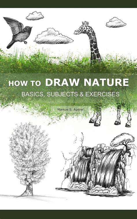 draw nature basics subjects exercises kindle edition