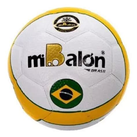 Pelota Walon Mibalón Fútbol Pvc 4 Surtido Brasil Cuotas sin interés