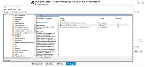 Avr G Error Createprocess No Such File Or Directory Development