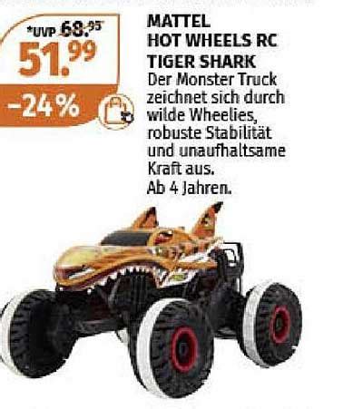 Mattel Hot Wheels Rc Tiger Shark Angebot bei MÜLLER Prospekte de