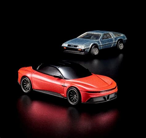 Hot Wheels X Delorean Dmc Aplha Collector Set Two Models No Hot Wheels Collectors