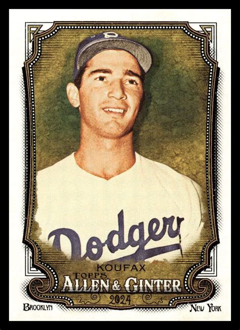 Topps Allen And Ginter Team Set Los Angeles Dodgers W Sp S Ebay