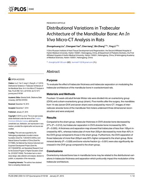 Pdf Distributional Variations In Trabecular Architecture Of The