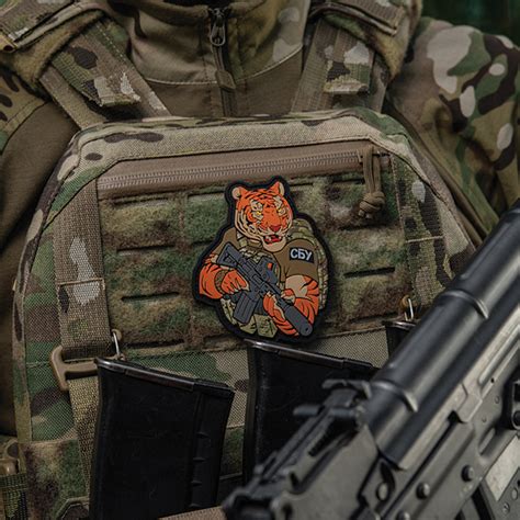Купити M-Tac нашивка Тигр СБУ PVC - в інтернет-магазині | Scout-Tactical
