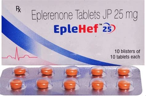 25 Mg Eplerenone Tablet At Rs 228 Stripe Eplerenone In New Delhi ID