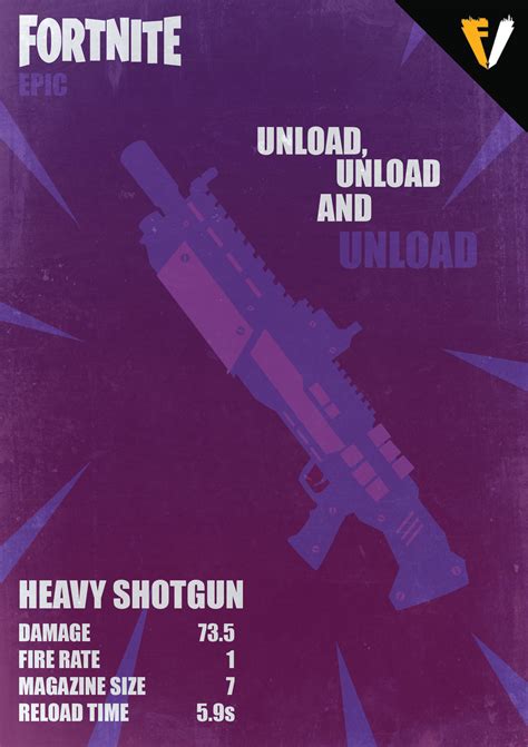 Fortnite Weapon | Epic | Heavy Shotgun by FALLENV3GAS on DeviantArt
