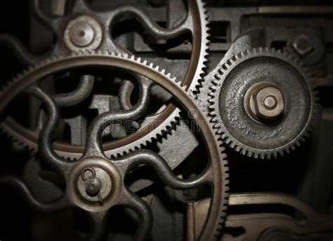 Cogs In A Machine Cog And Wheel Details From Machines Of The